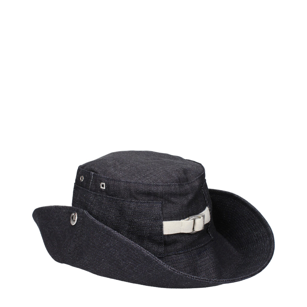 Jacquemus Blue Cotton Sunhat