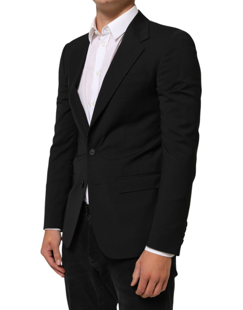 Dolce & Gabbana Black STAFF 2 Buttons Suit Jacket Blazer