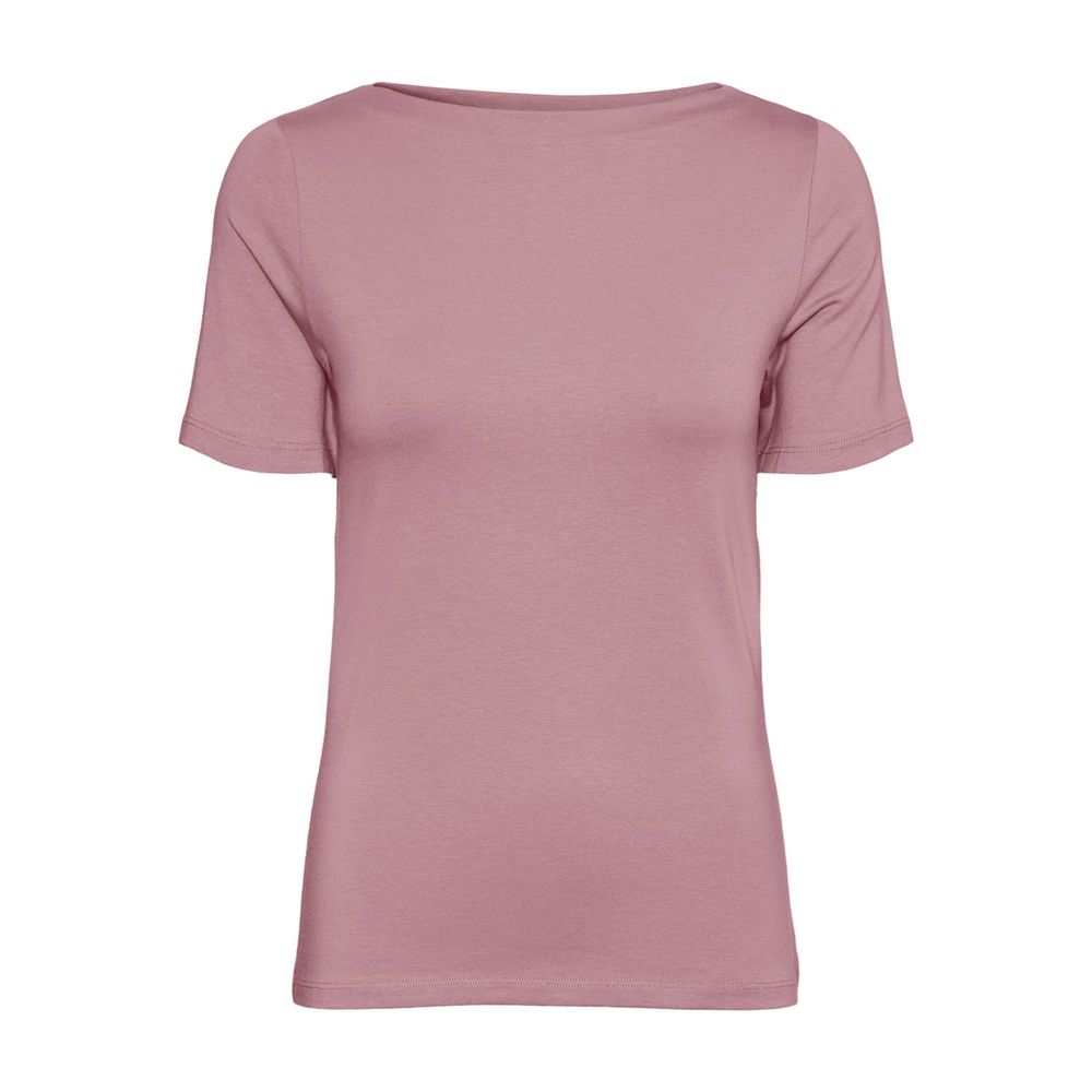 Vero Moda Pink Viscose T-Shirt
