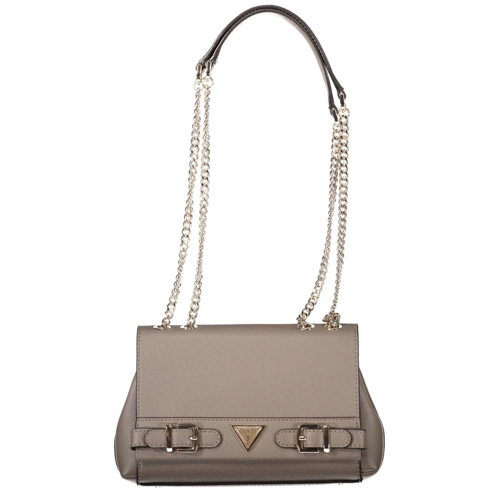 Guess Jeans Marrone Polyurethane Woman Handbag