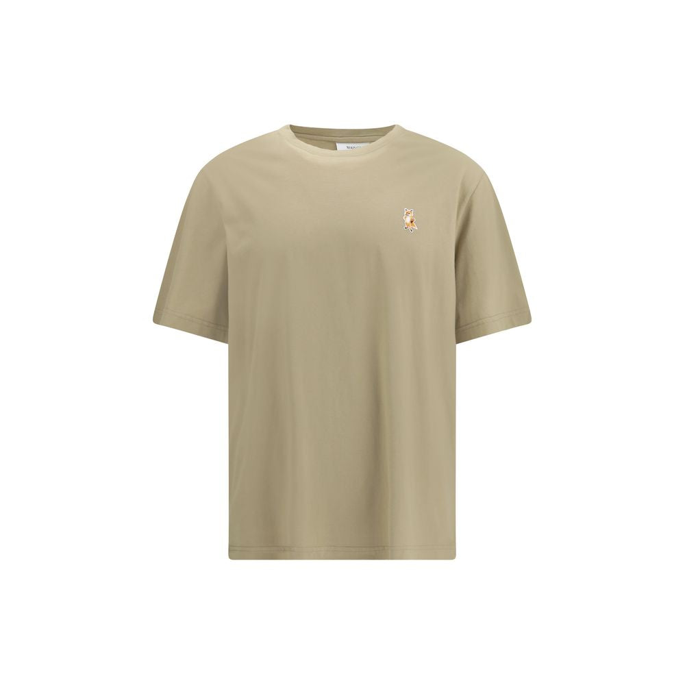 Maison Kitsuné Beige Cotton T-Shirt
