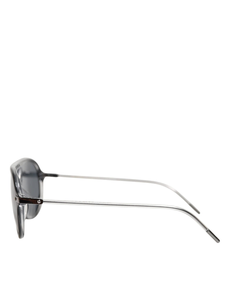 Dolce & Gabbana DG4343F Black Acetate Frame Pilot Shades Sunglasses