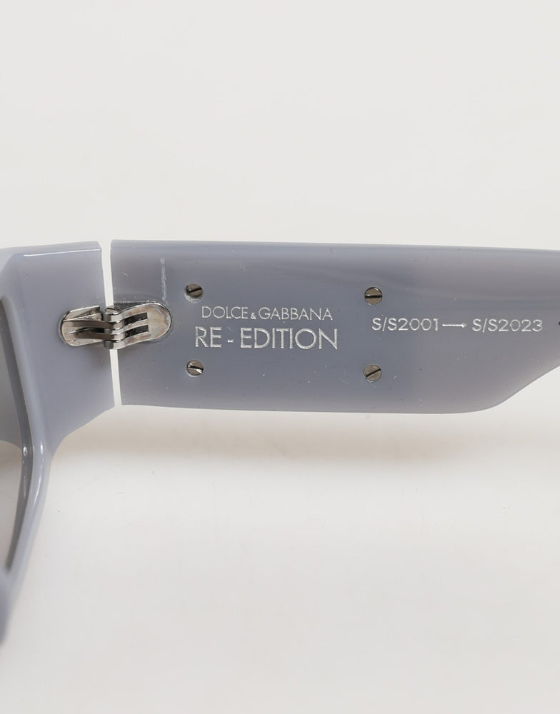 Dolce & Gabbana Light Gray Re-Edition Shades Eyewear Sunglasses