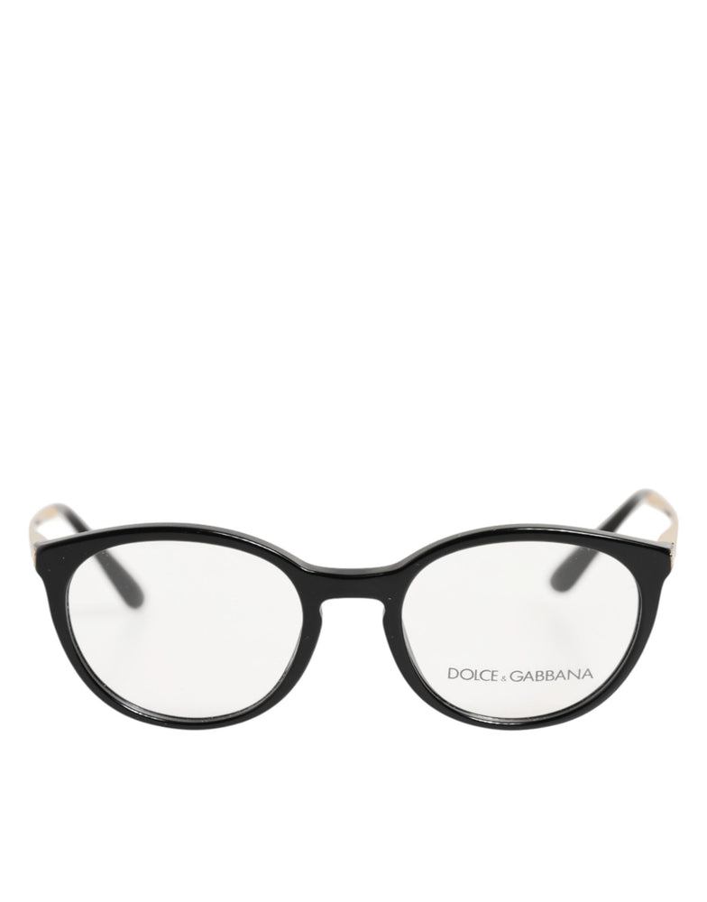 Dolce & Gabbana Black Acetate Cat Eye Frame Eyeglass Reading Glass