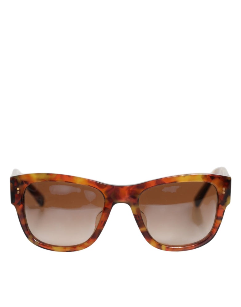 Dolce & Gabbana DG4338F Brown Havana Full Rim Round Lenses Sunglasses