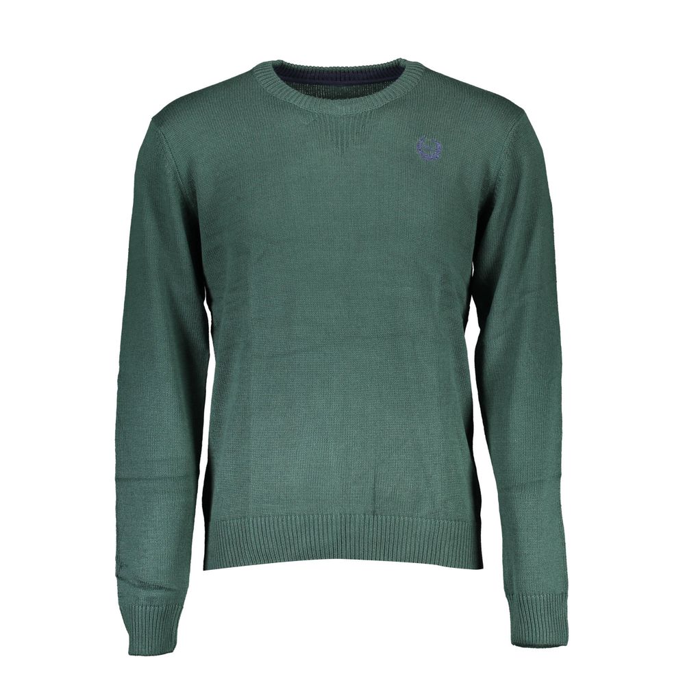 Gianmarco Venturi Verde Cotton Men's Sweater