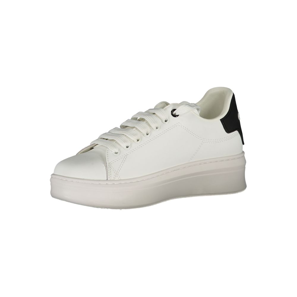 Gaelle Paris Bianco Poliuretano Women Sneaker