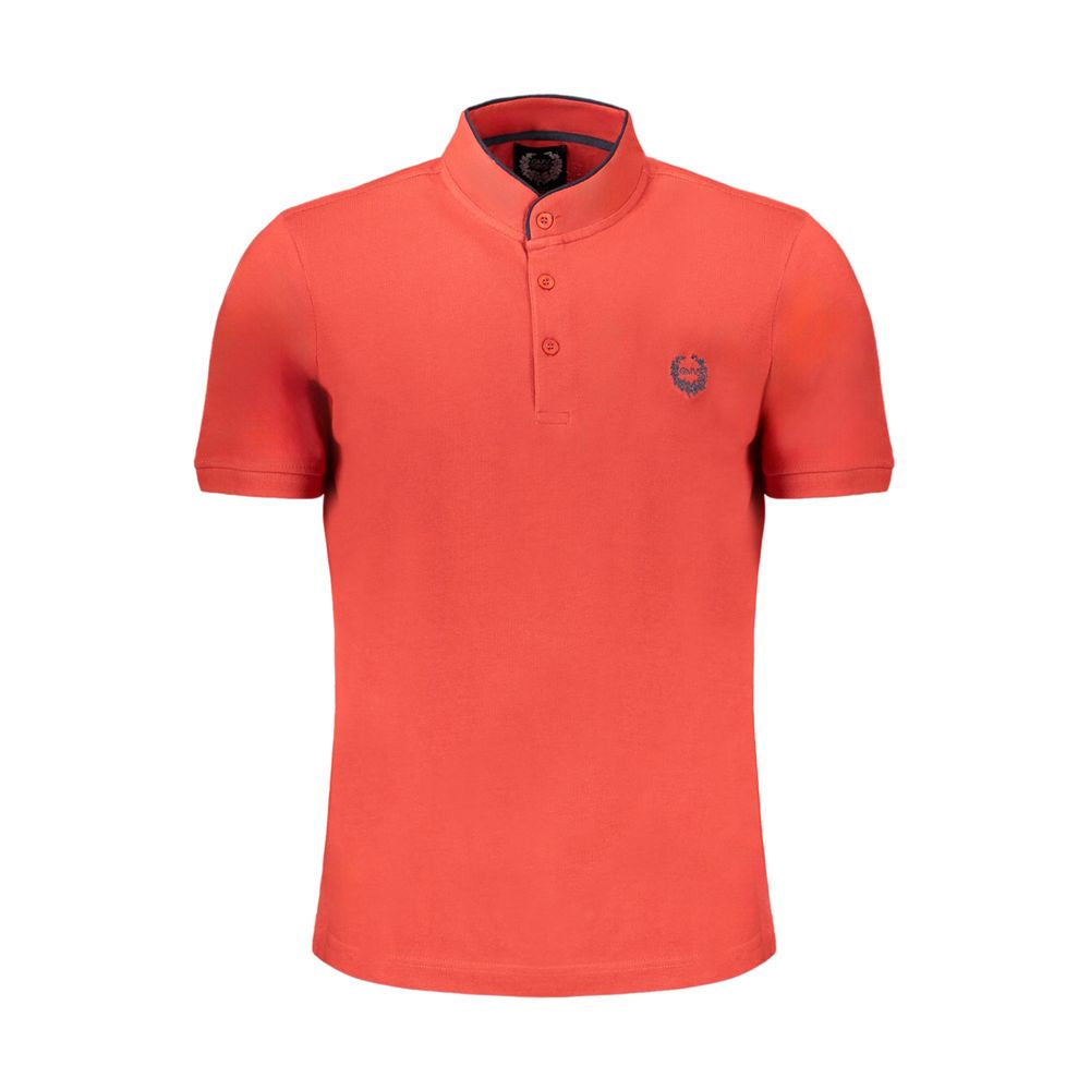 Gianmarco Venturi Rosso Cotton Men Polo Shirt