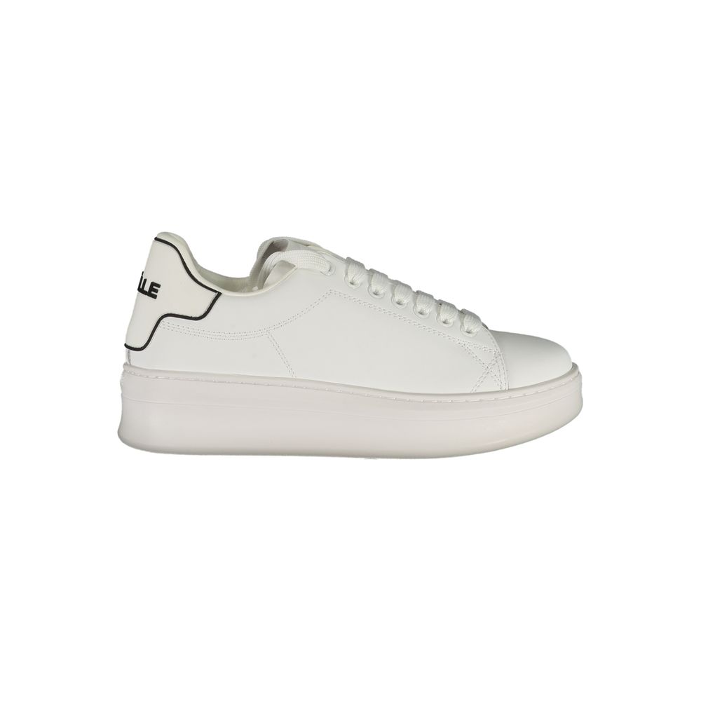 Gaelle Paris Bianco Poliuretano Women Sneaker