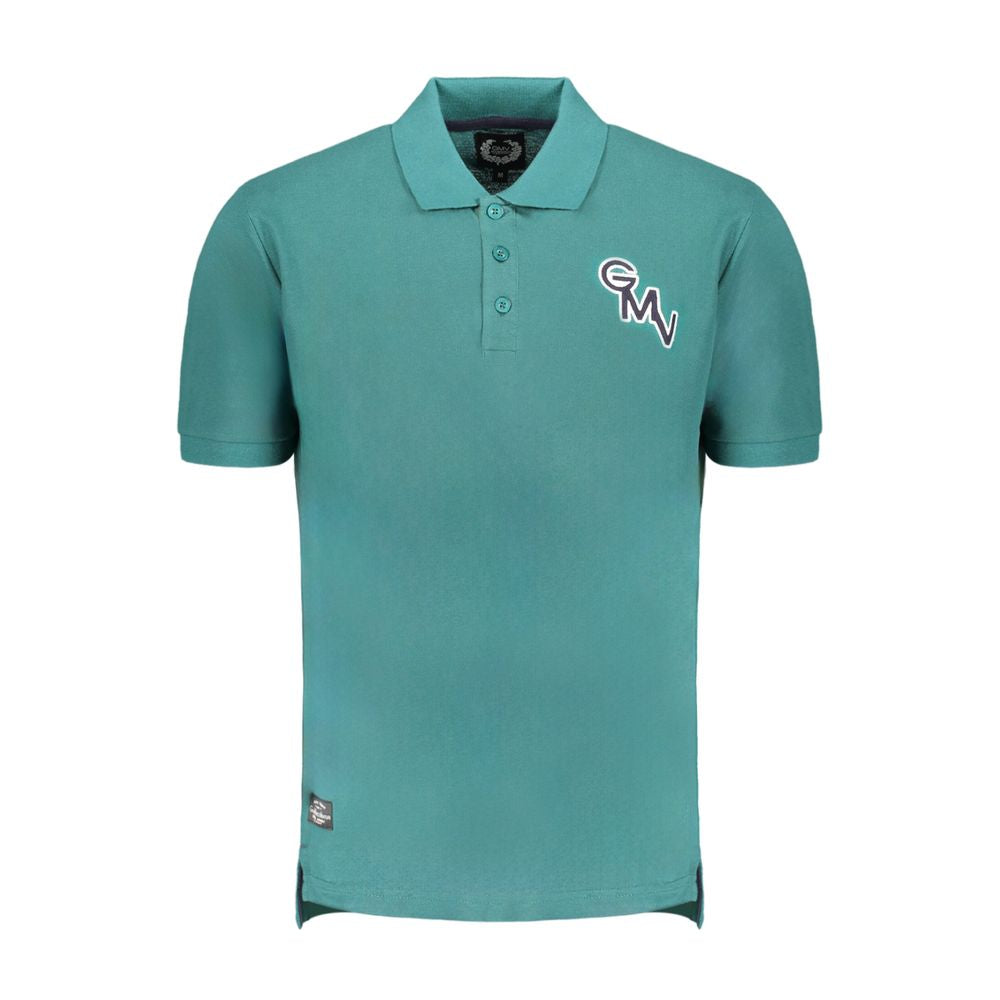 Gianmarco Venturi Verde Cotton Men Polo Shirt