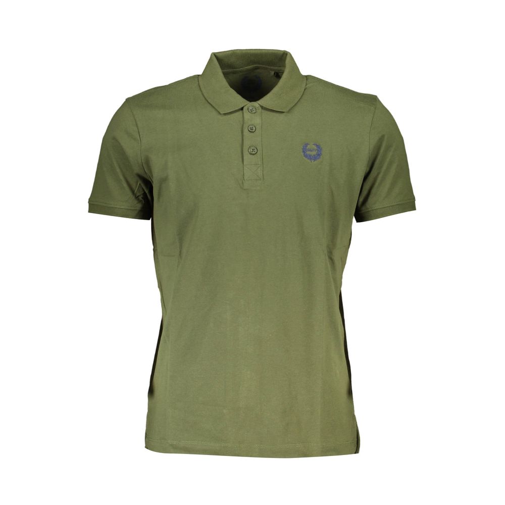 Gianmarco Venturi Verde Cotton Men Polo Shirt