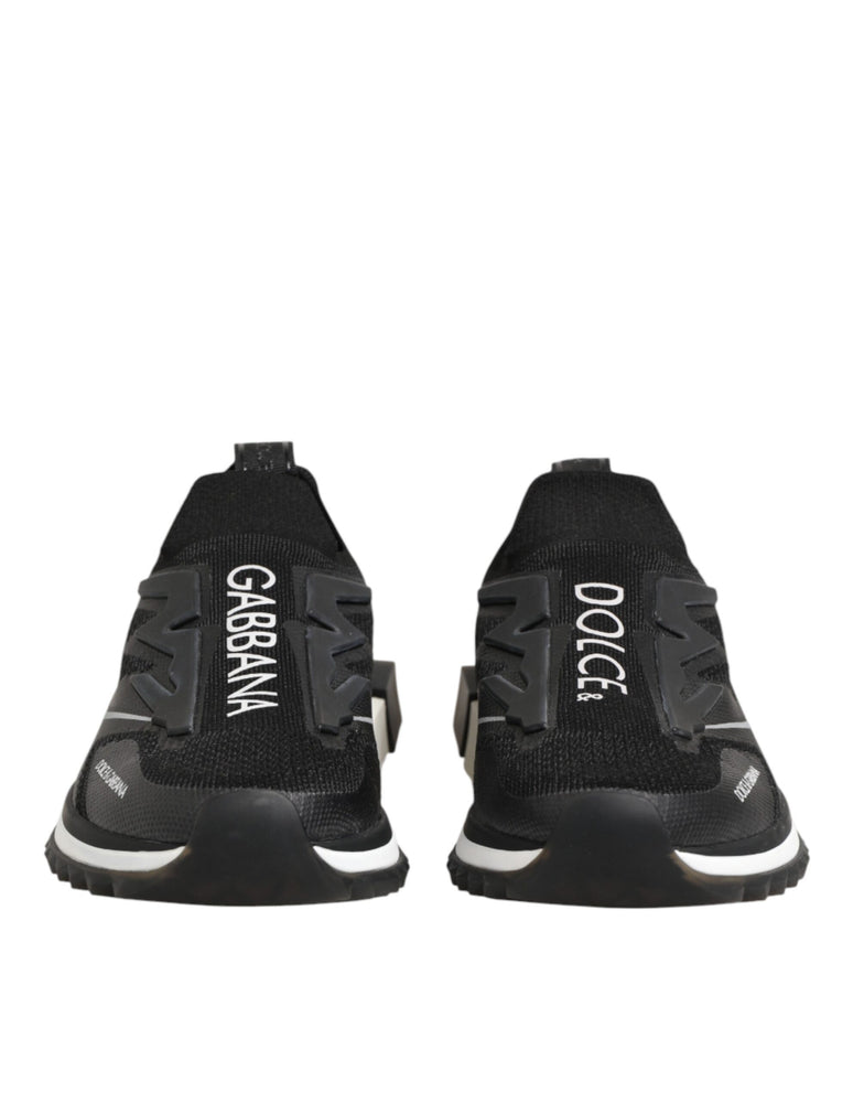 Dolce & Gabbana Black SORRENTO Sport Stretch Sneakers Shoes