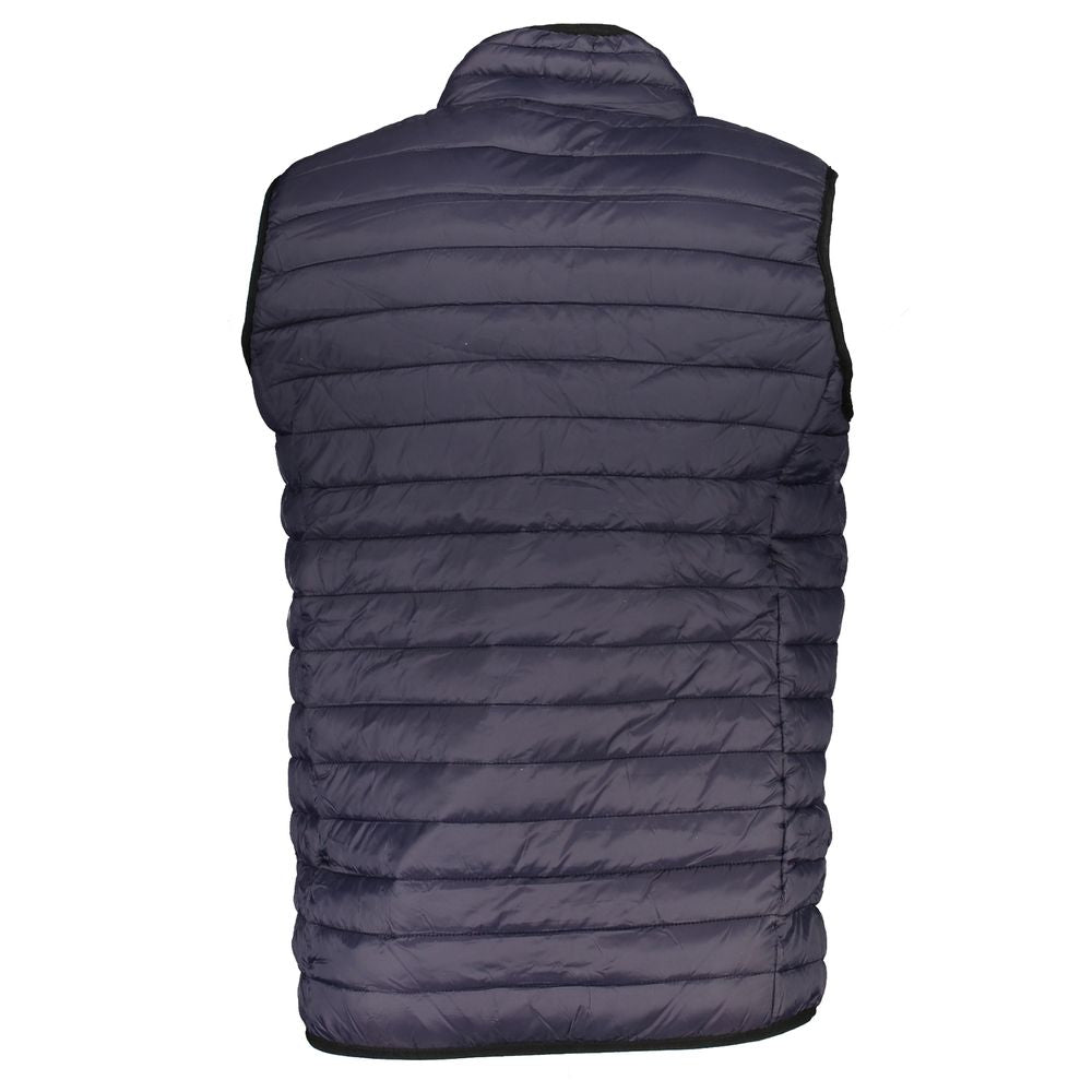 Gianmarco Venturi Blu Poliammide Men's Gilet