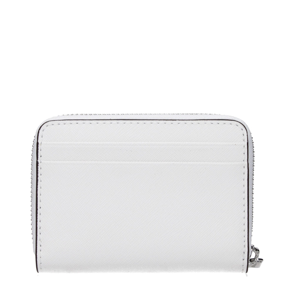 Michael Kors White Leather Cardholder