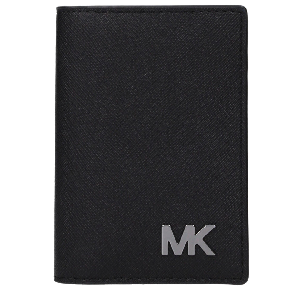 Michael Kors Black Fabric Cardholder