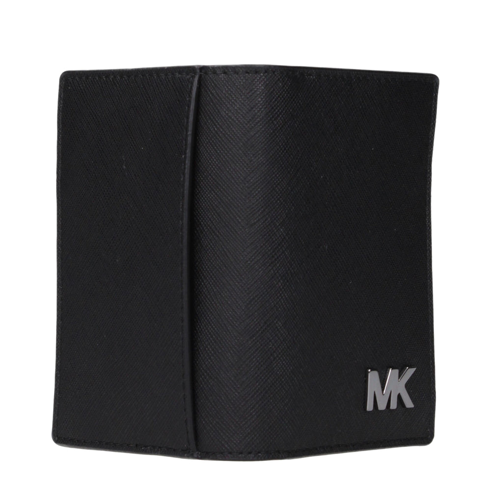Michael Kors Black Fabric Cardholder