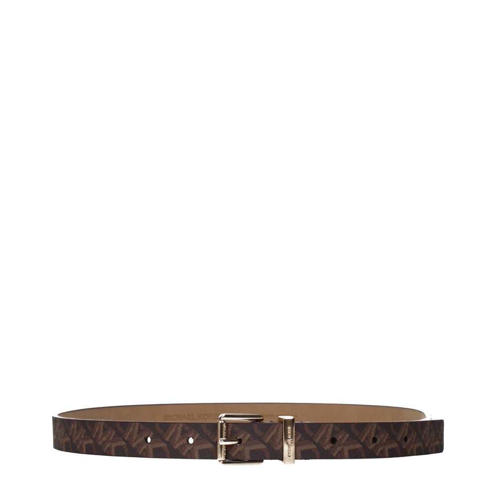 Michael Kors Brown Fabric Regular Belt