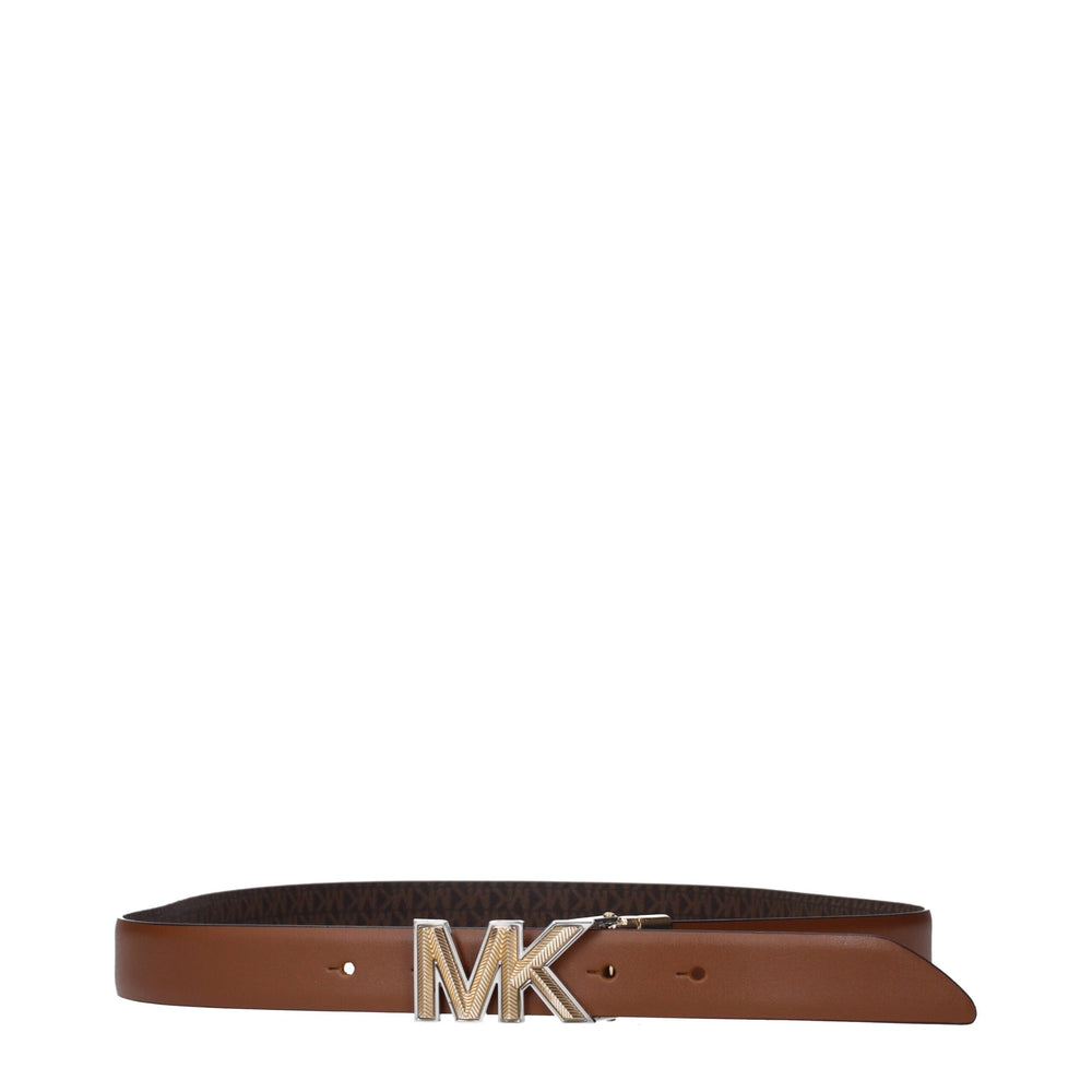 Michael Kors Brown Fabric Belt