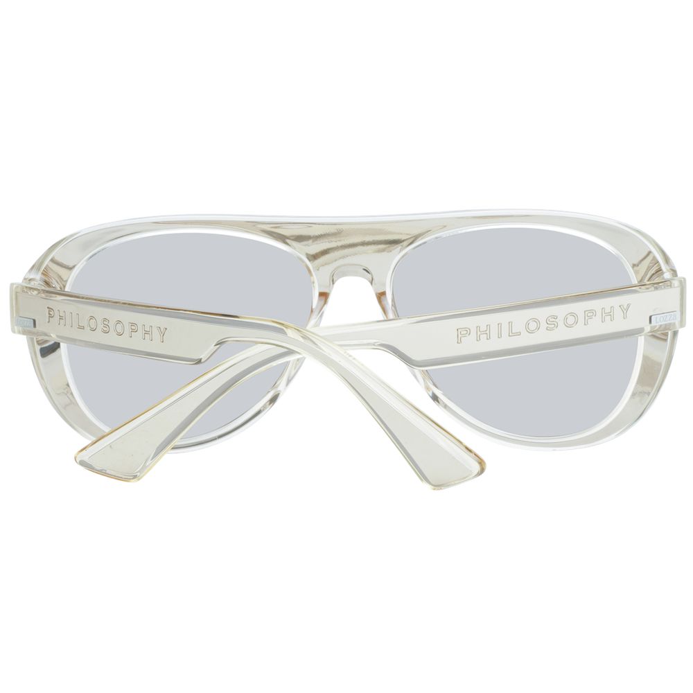 Lozza Silver Acetate & Plastic Sunglasses