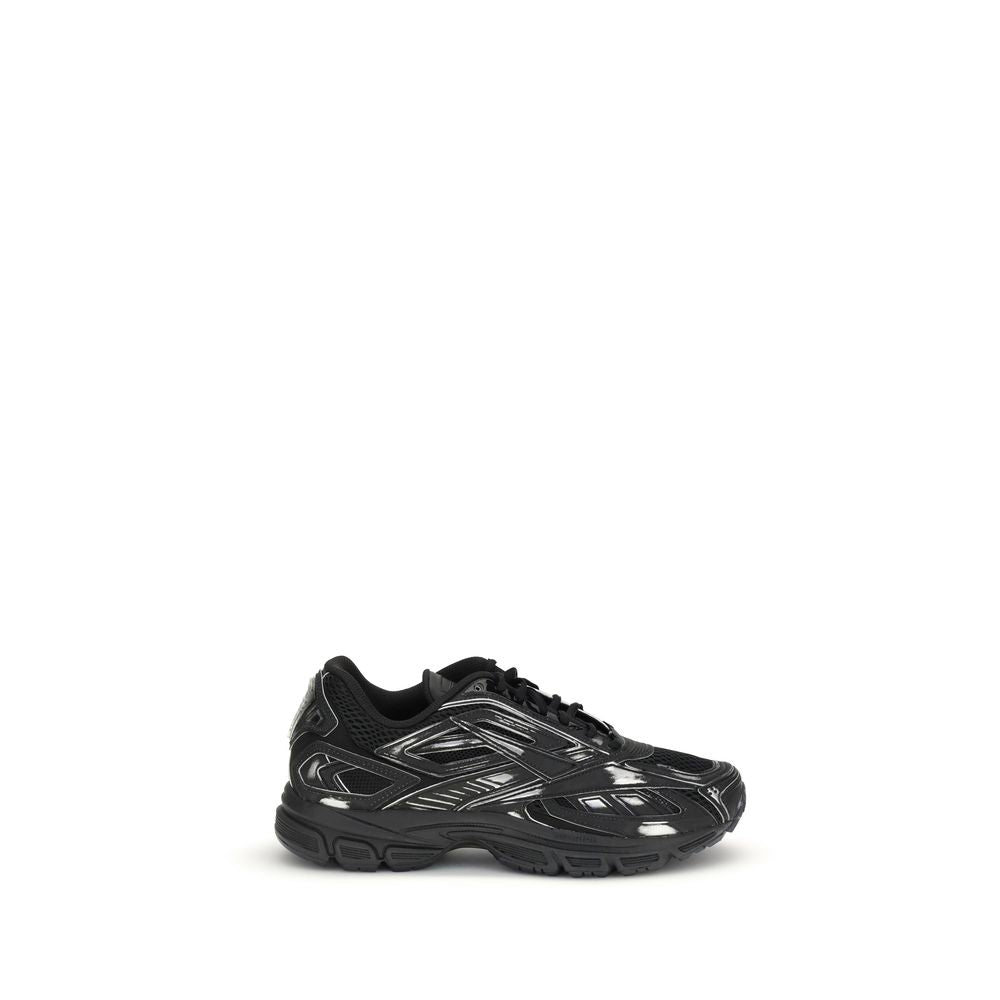 Reebok Black Polyethylene Athletic Sneakers