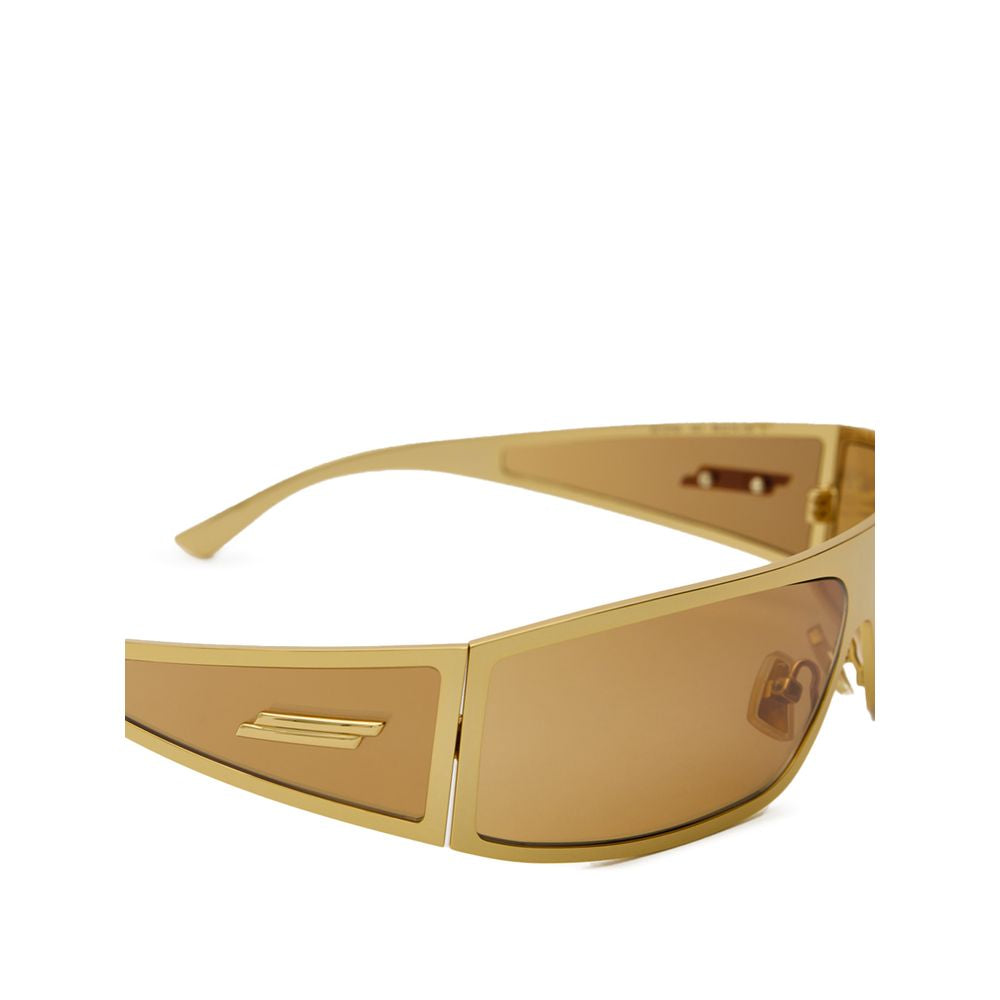 Bottega Veneta Gold Metal Sunglasses