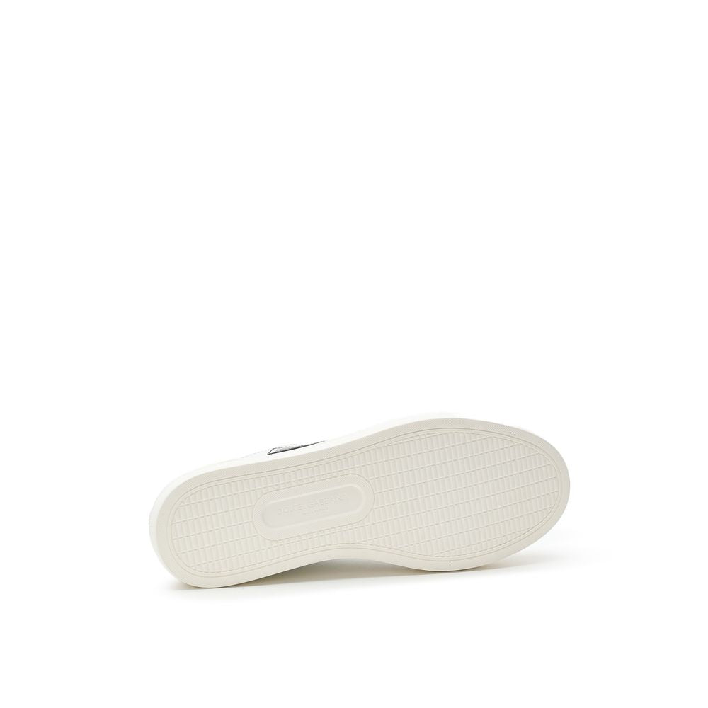 Dolce & Gabbana Bordeaux Leather Low Top Sneakers