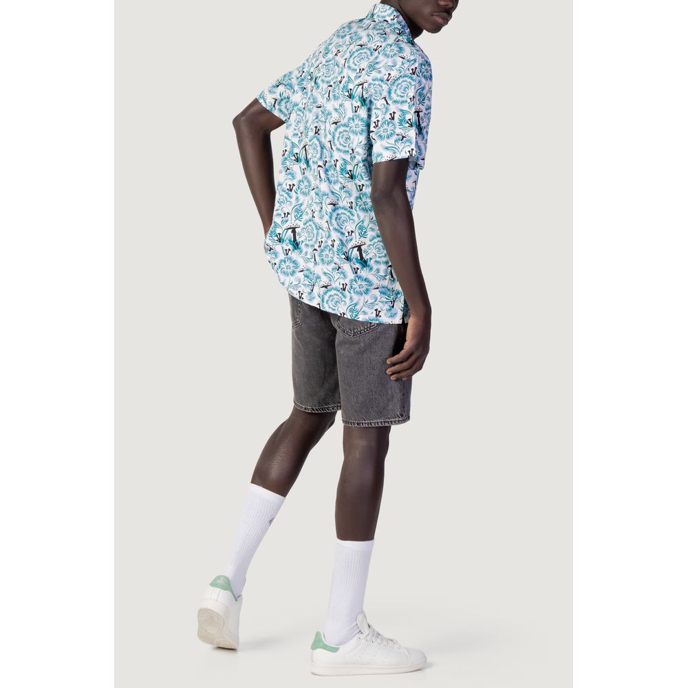 Dickies Blue Cotton Shortsleeve Shirt