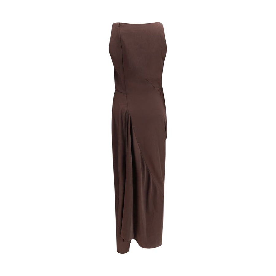 Vivienne Westwood Brown Polyester Cocktail Dress