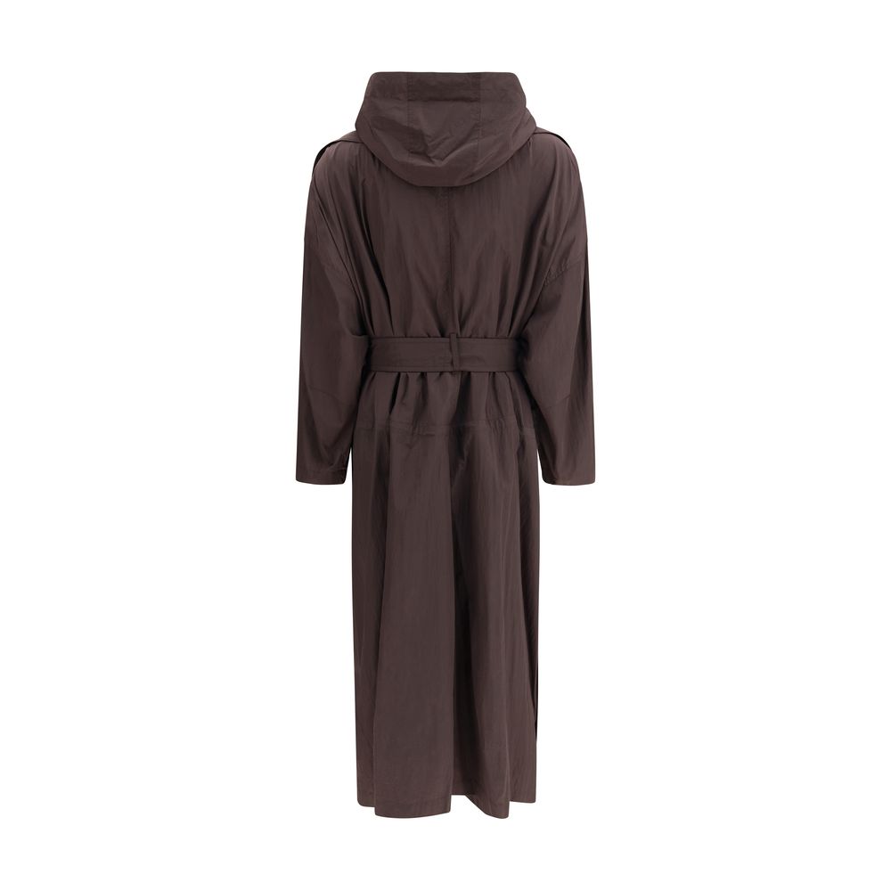Max Mara Brown Polyamide Trench Coat