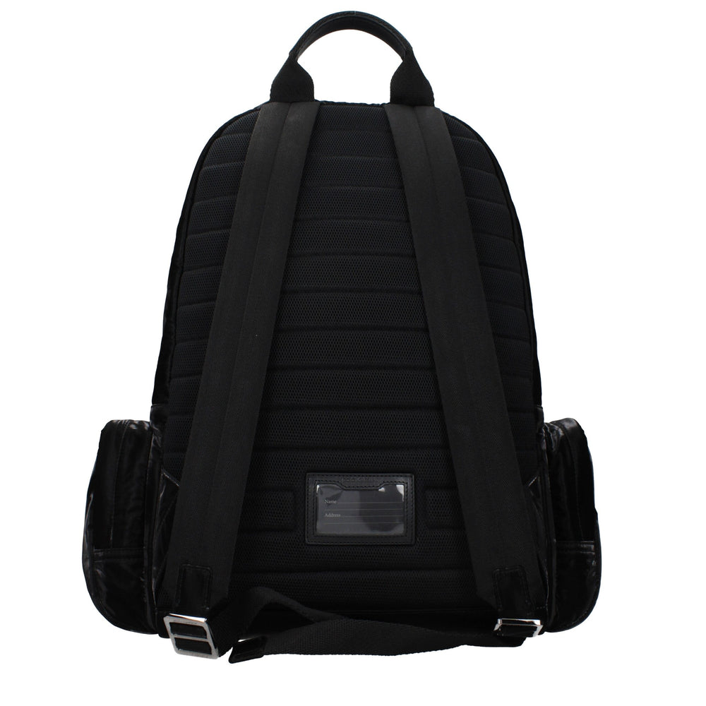 Dolce & Gabbana Black Nylon Backpack