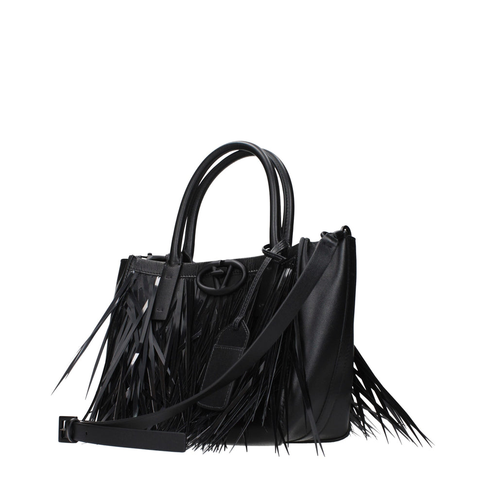 Valentino Garavani Black Leather Handbag