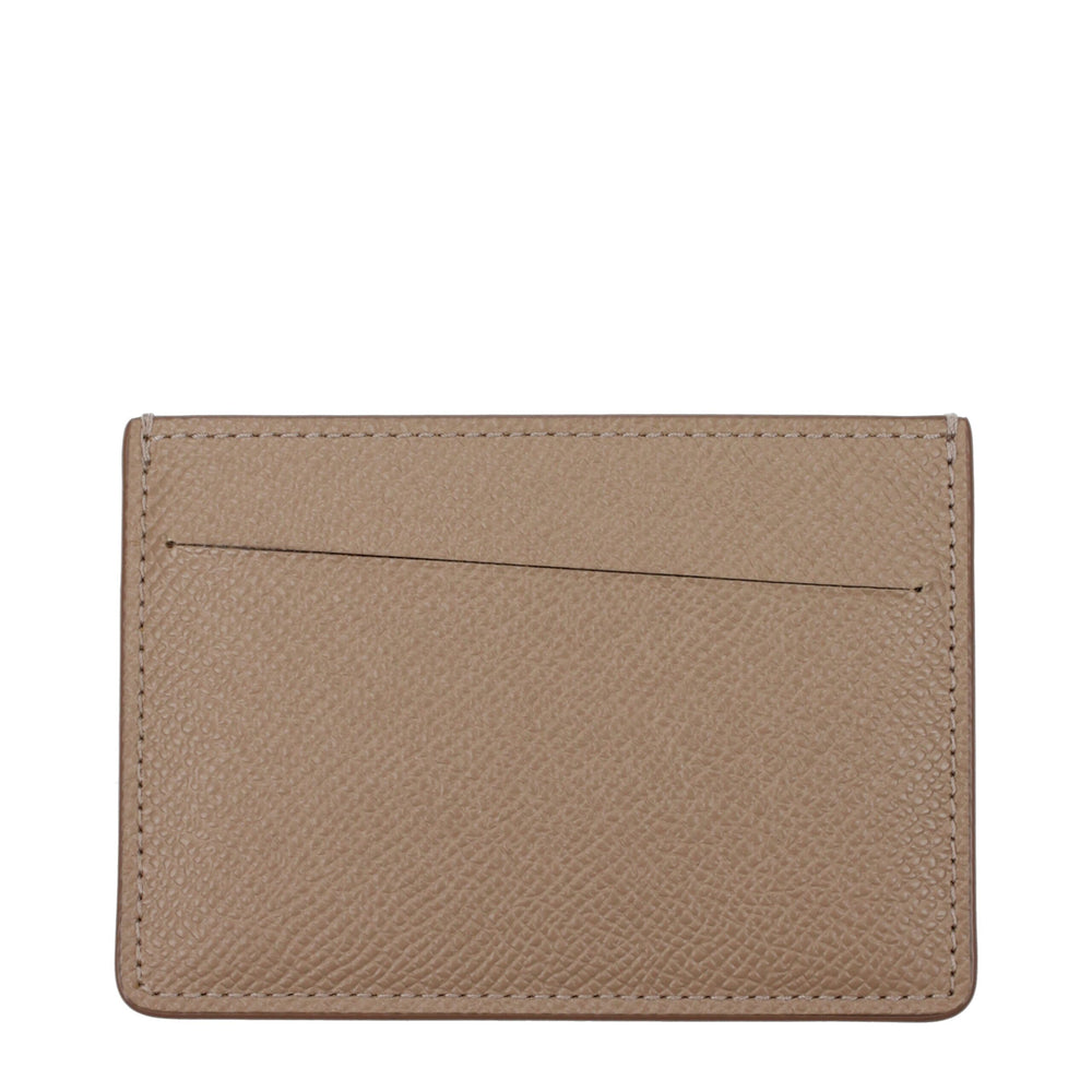 Maison Margiela Beige Leather Cardholder