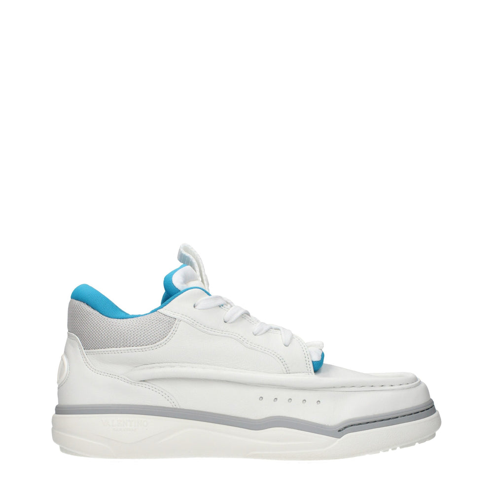Valentino Garavani White Leather Low Top Sneakers