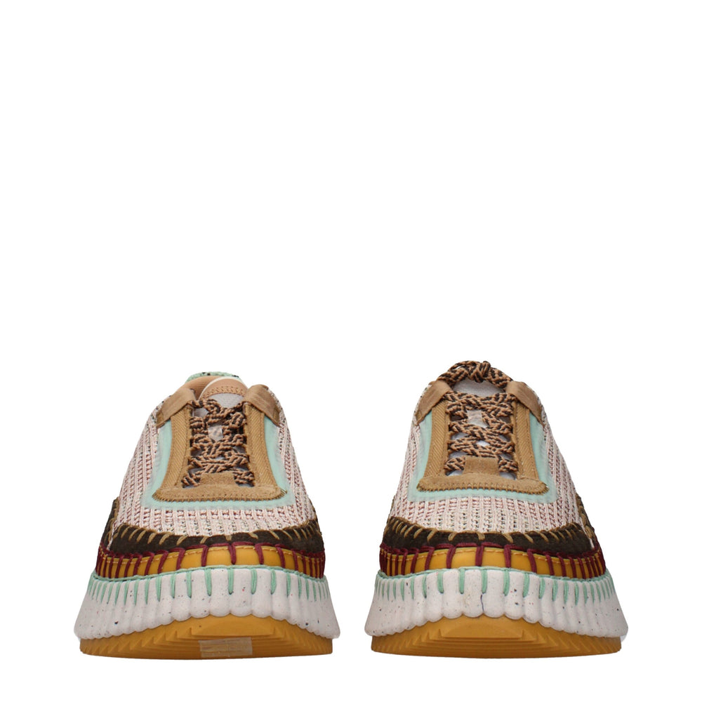 Chloé Multicolor Fabric Chunky Sneakers